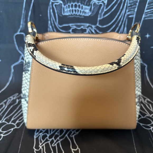 Kate Spade Crossbody Snake Print/Tan Purse - Picture 2 of 6